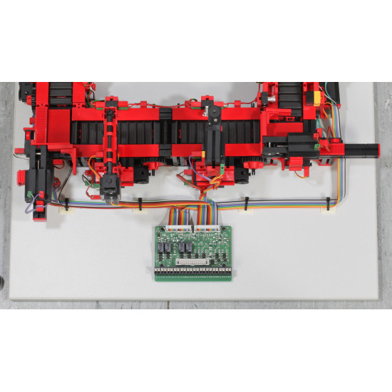 fischertechnik Indexed line with 2 Machining Stations 24V DC