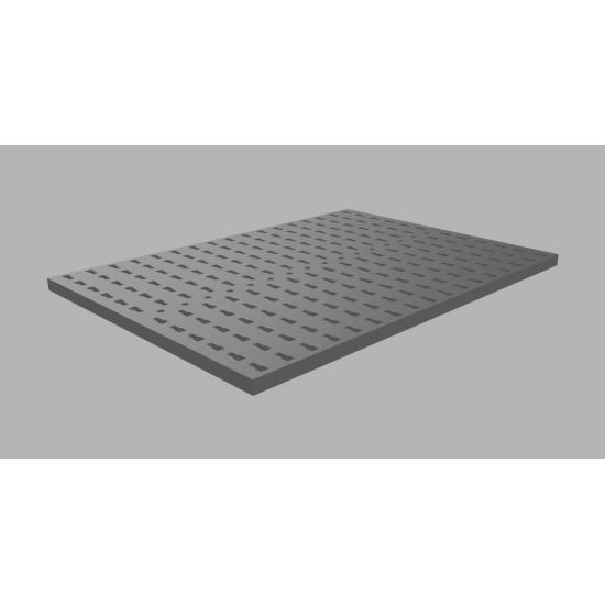 Base Plate 258X186 Grey  ( box 500 )