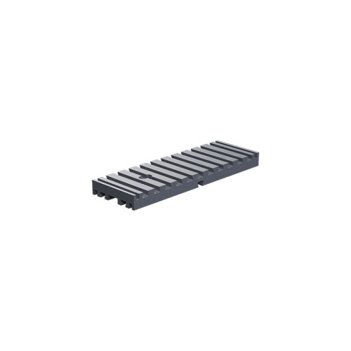 Baseplate 30x90 silver