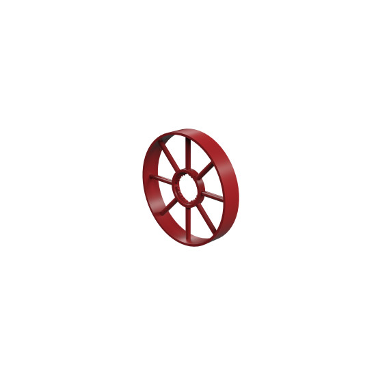 SPOKE WHEEL 90 RED