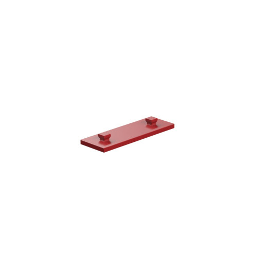 Mounting Plate With Peg 15 X 45 Red