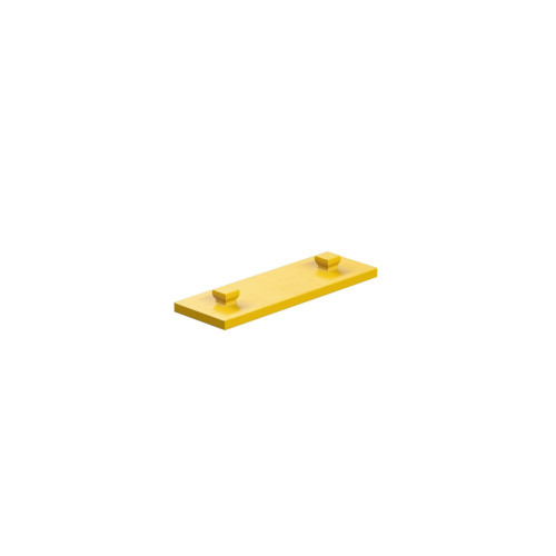 Mounting Plate With Peg 15 X 45 Yellow