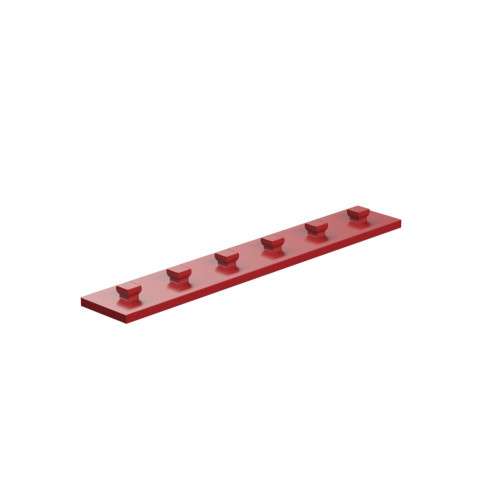 Mounting Plate With Peg 15 X 90 Red