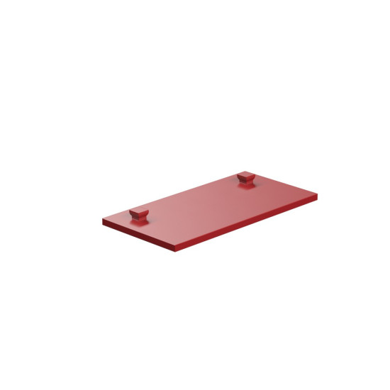 Mounting Plate With Peg 30 X 60 Red