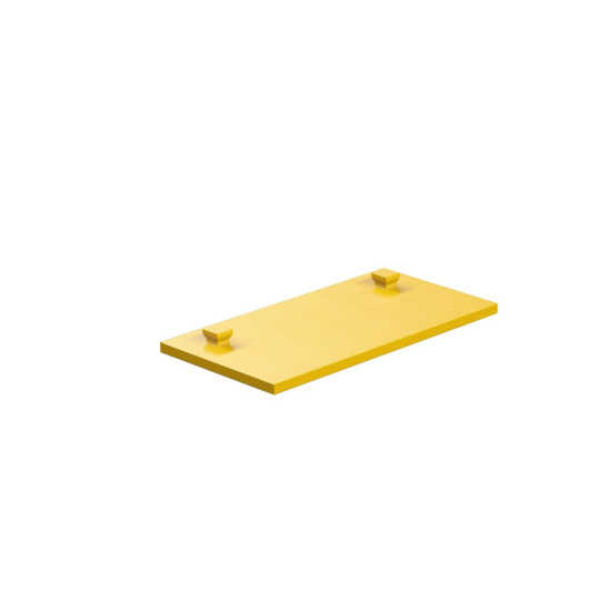 Mounting plate 30x60, yellow 