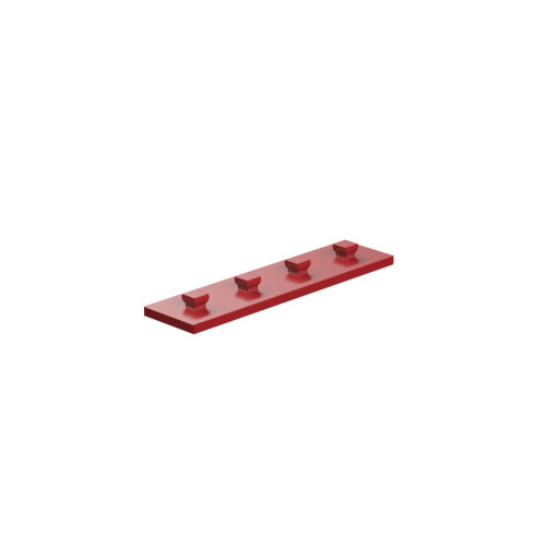 Mounting Plate With Peg 15 X 60 Red