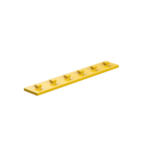 Mounting Plate With Peg 15 X 90 Yellow