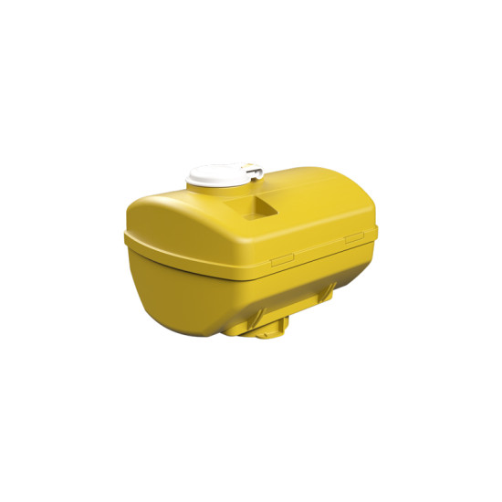 Truck tank yellow