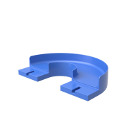 180° curve 30, blue